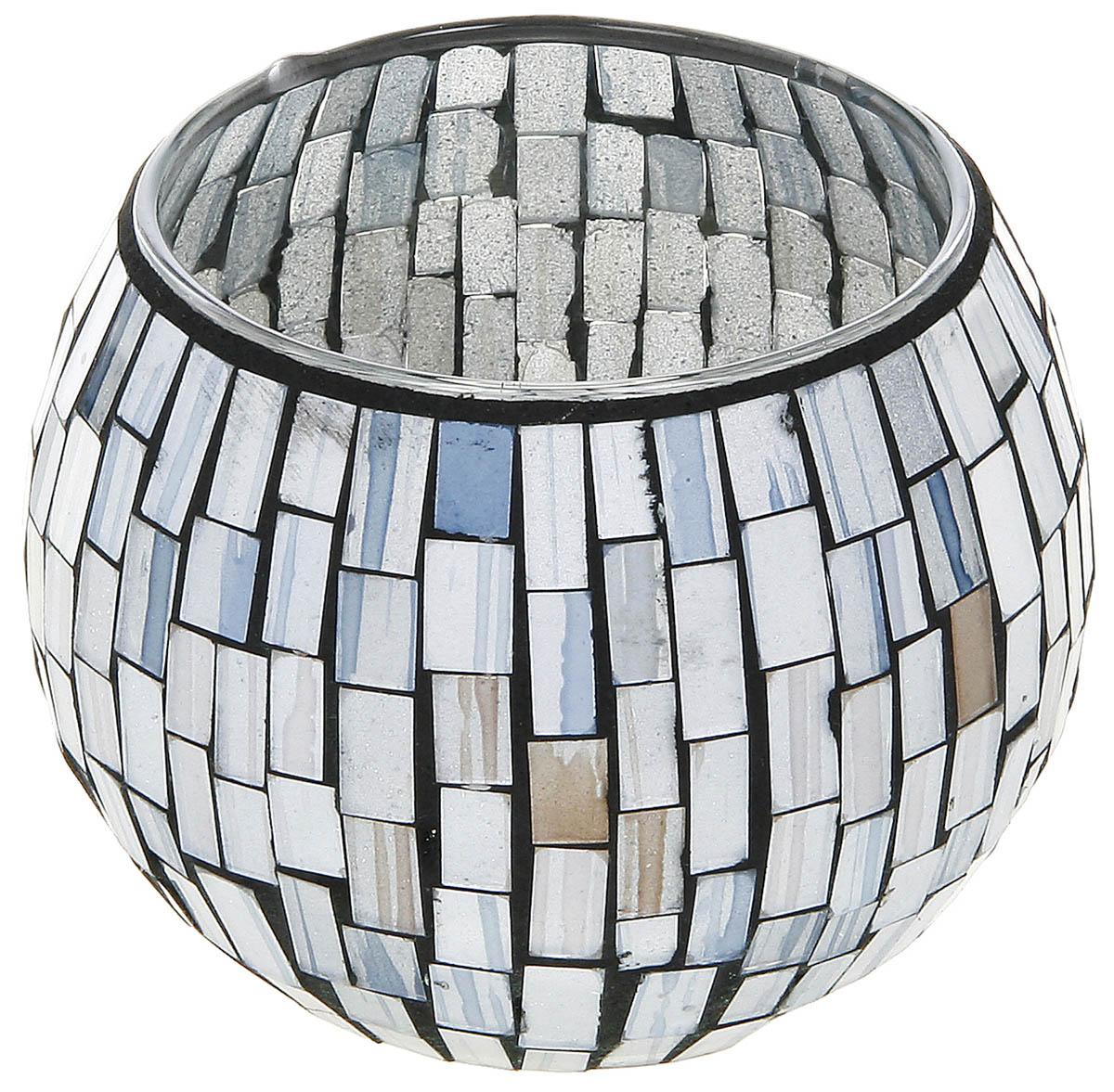 Mosaic Candle Bowl Small Silver Free UK Delivery Terrys Fabrics