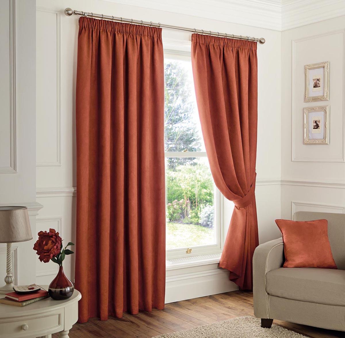 Outdoor Bamboo Curtain Panels Fake Suede Curtains