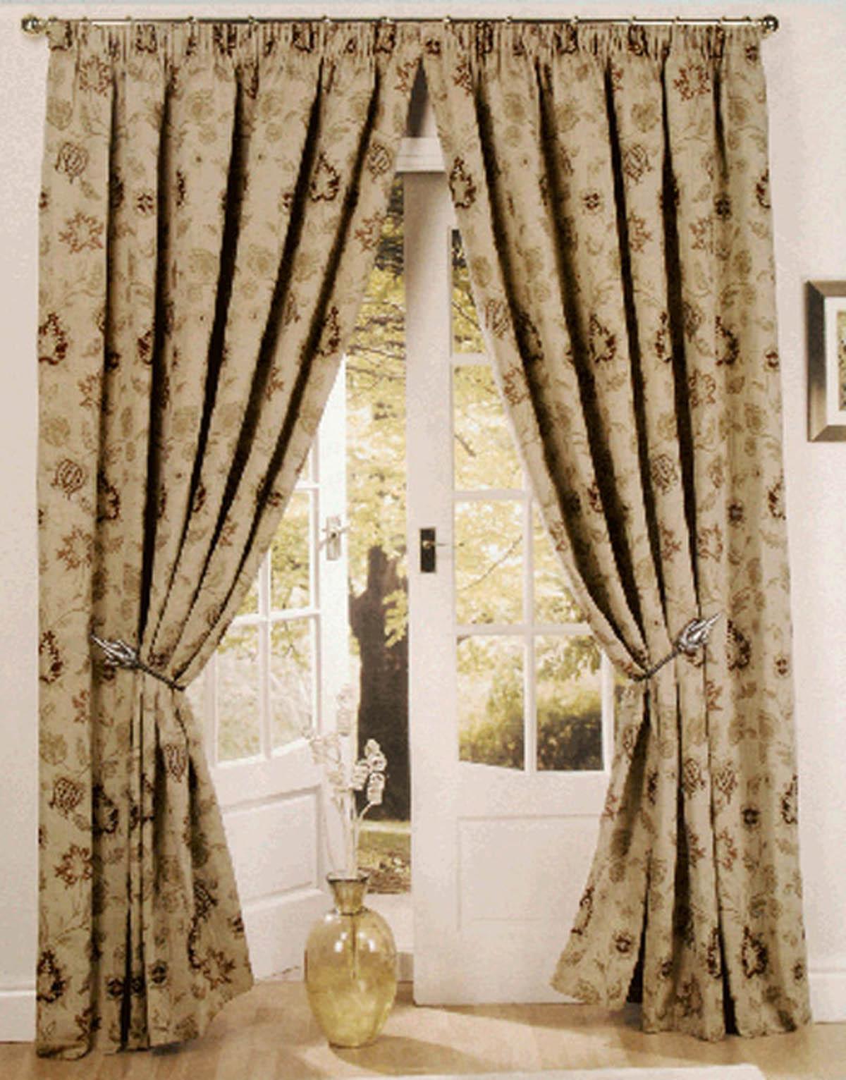 Zurich Lined Curtains Champagne Free UK Delivery Terrys Fabrics